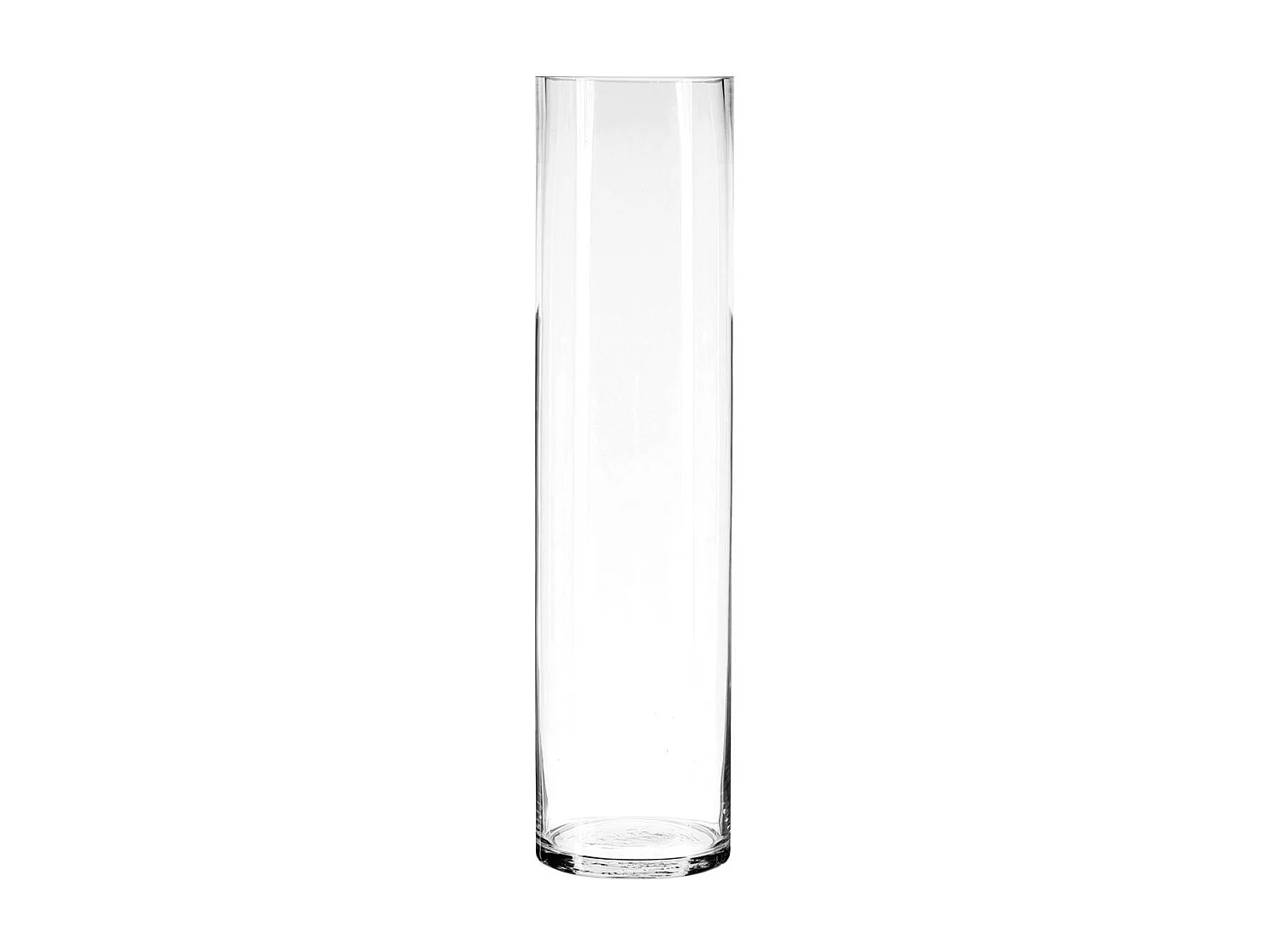 Vase Cylindrique 60cm Transparent