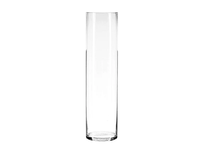 Vase Cylindrique 60cm Transparent