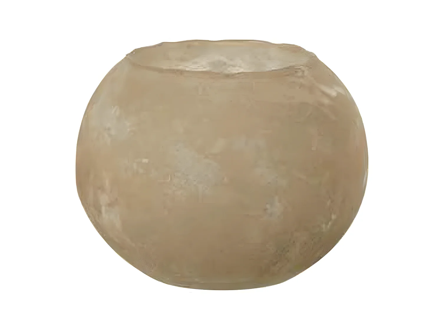 Vase Rond Design en Verre "Soda" 18cm Or