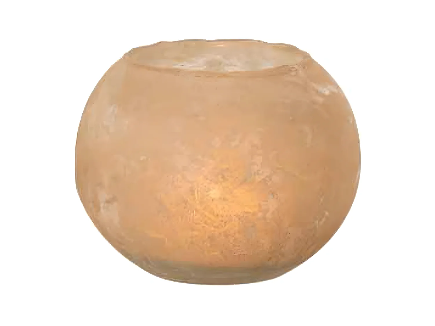 Vase Rond Design en Verre "Soda" 18cm Or