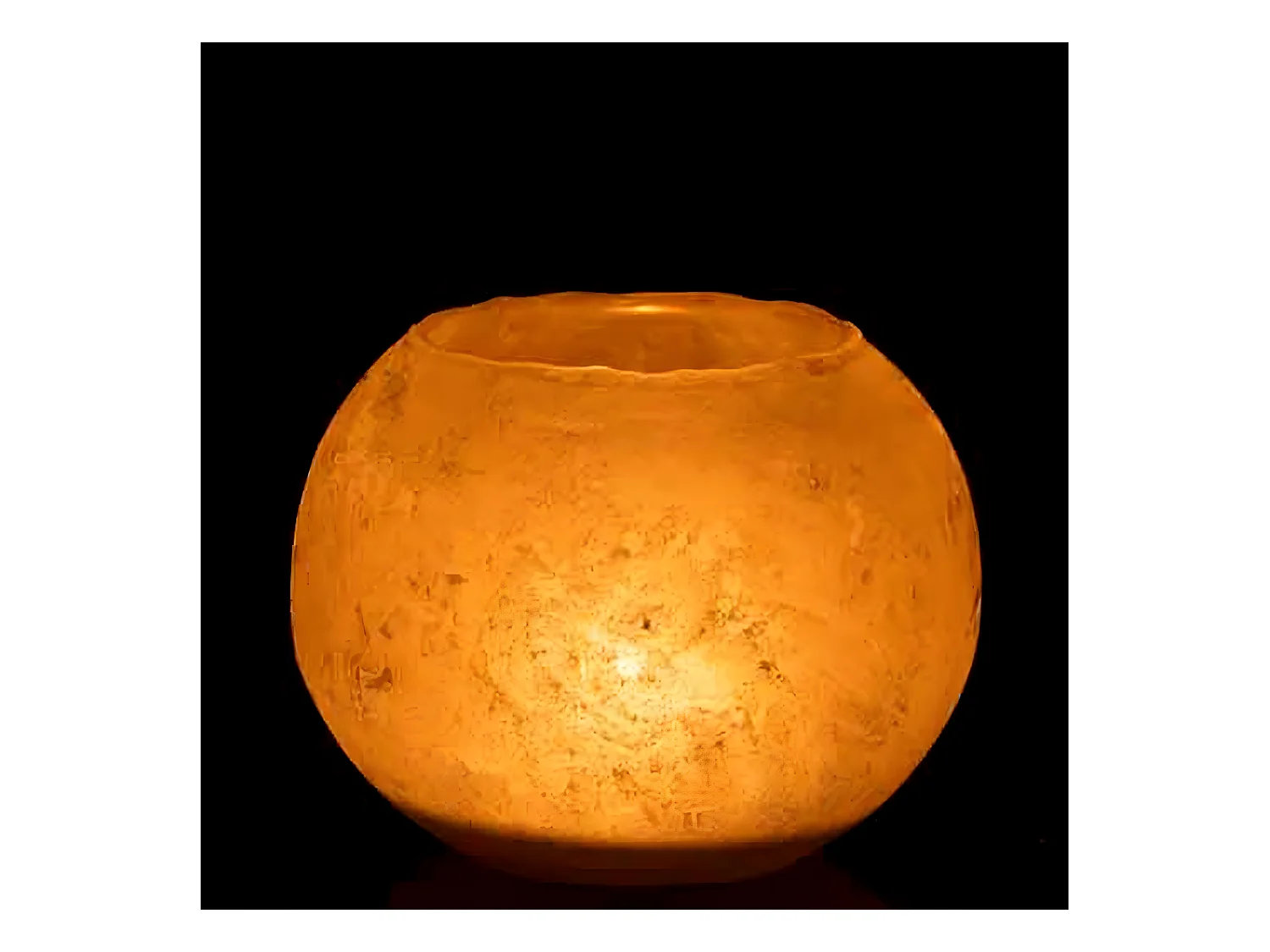 Vase Rond Design en Verre "Soda" 18cm Or