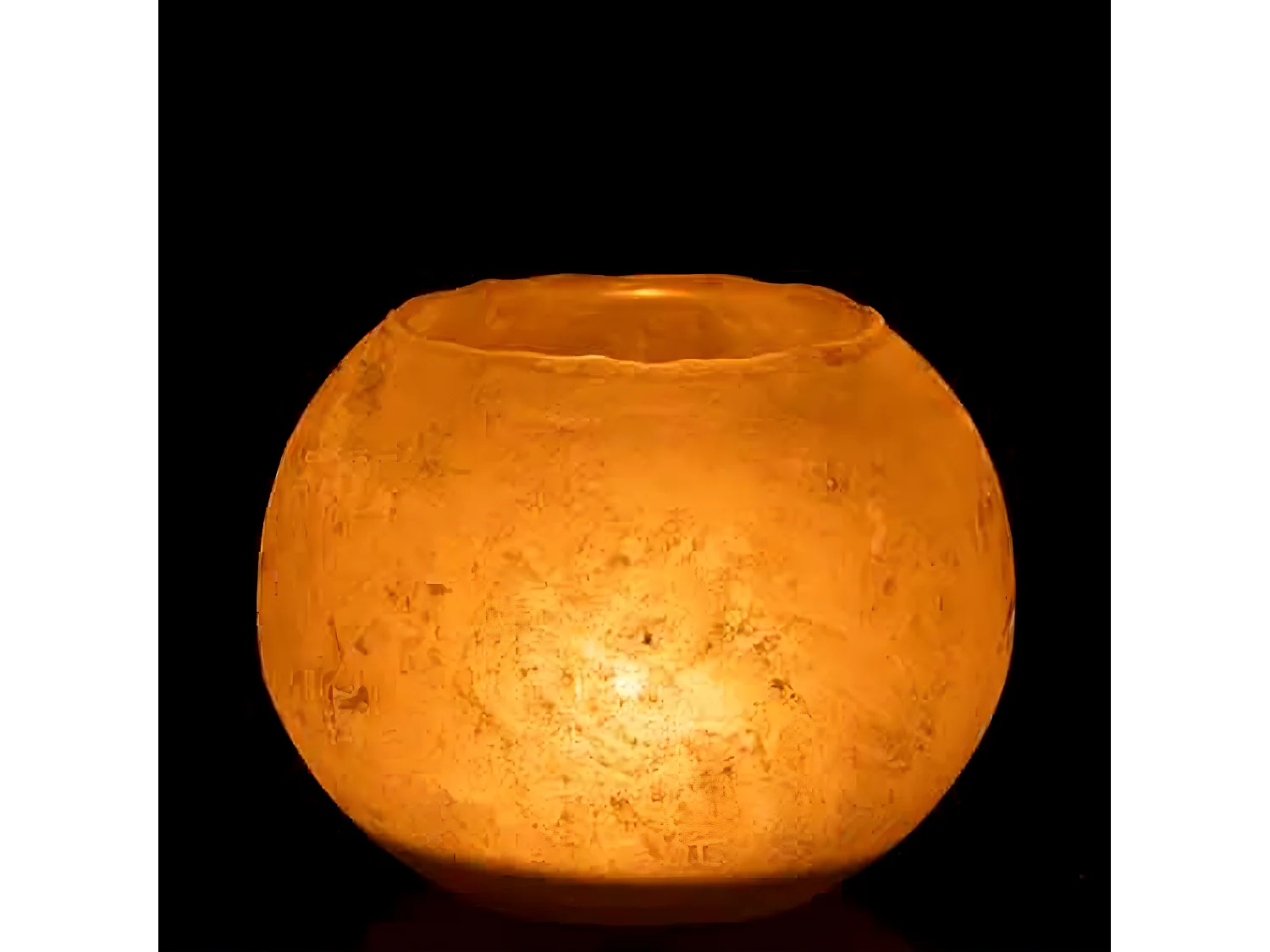 Vase Rond Design en Verre "Soda" 18cm Or