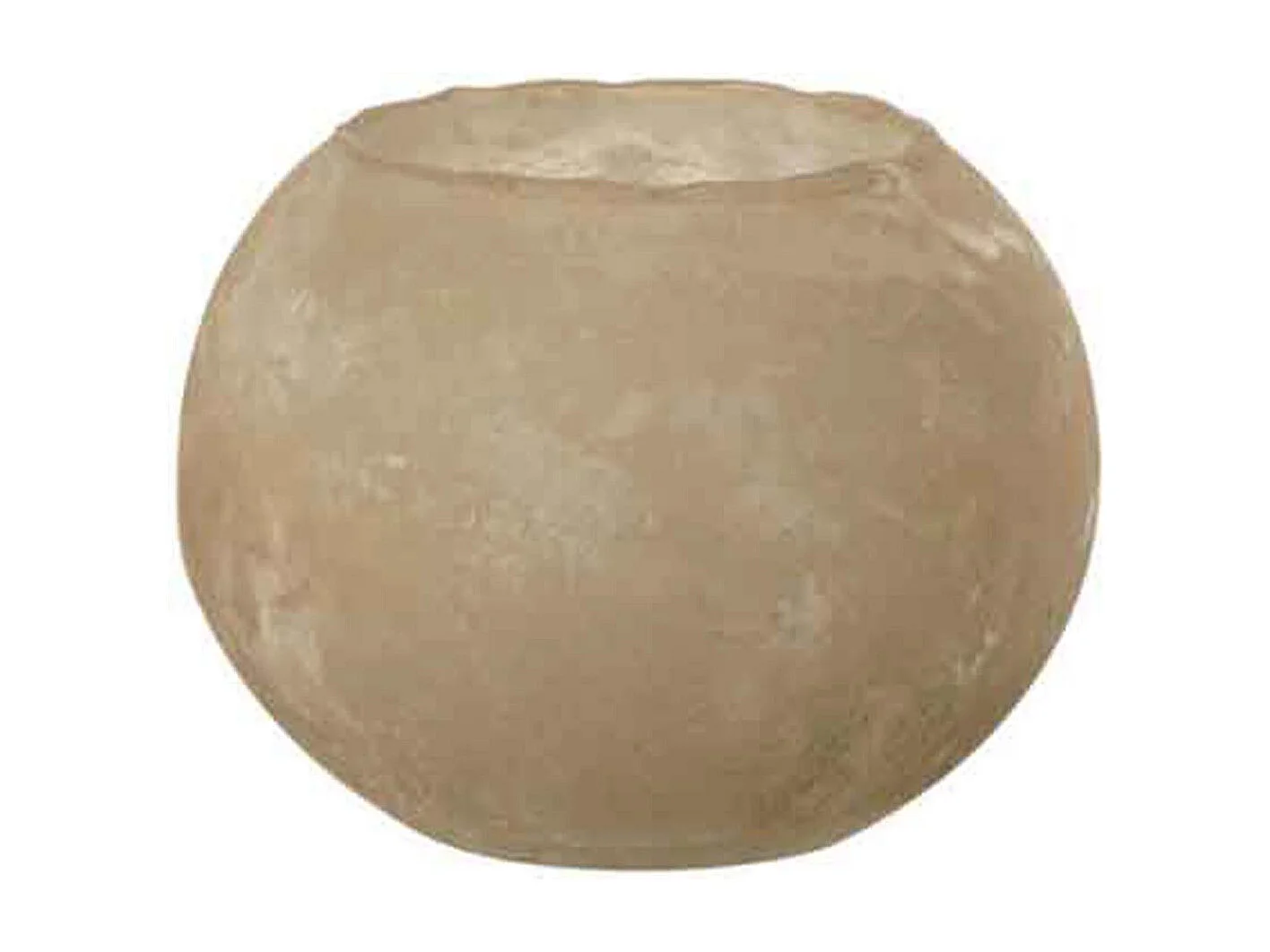 Vase Rond Design en Verre "Soda" 18cm Or