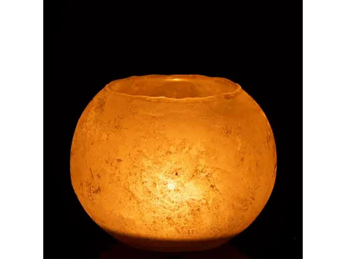 Vase Rond Design en Verre "Soda" 18cm Or
