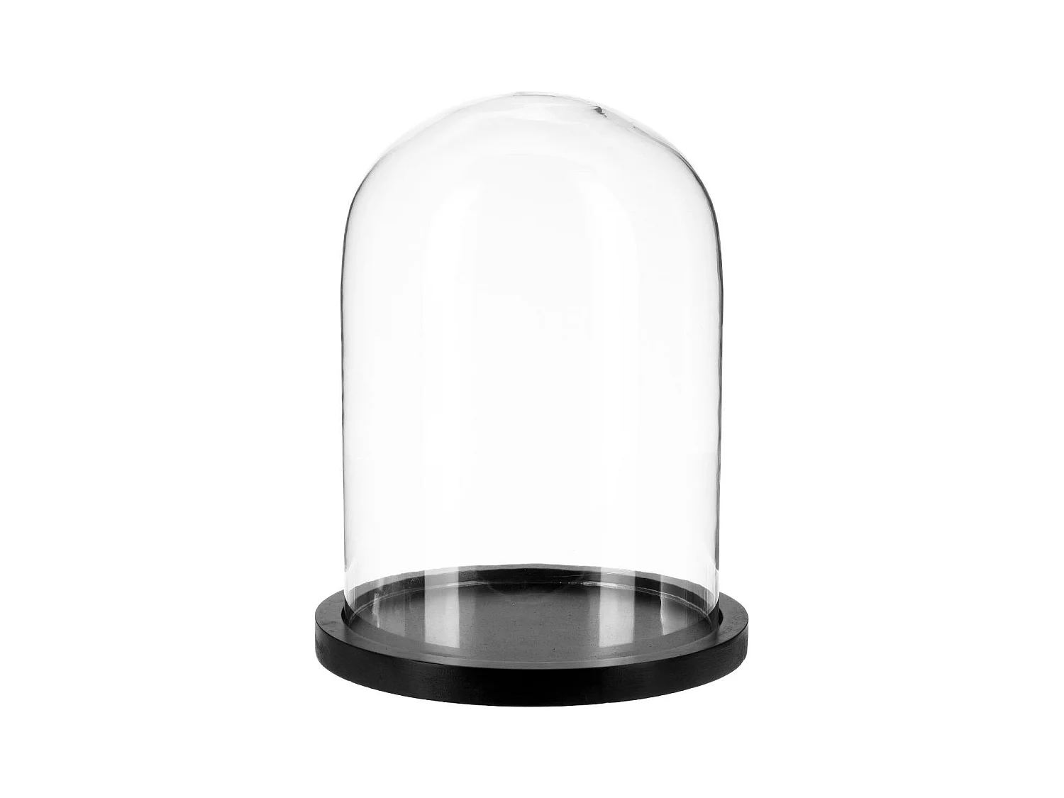Cloche Décorative en Verre "Shine" 29cm Noir