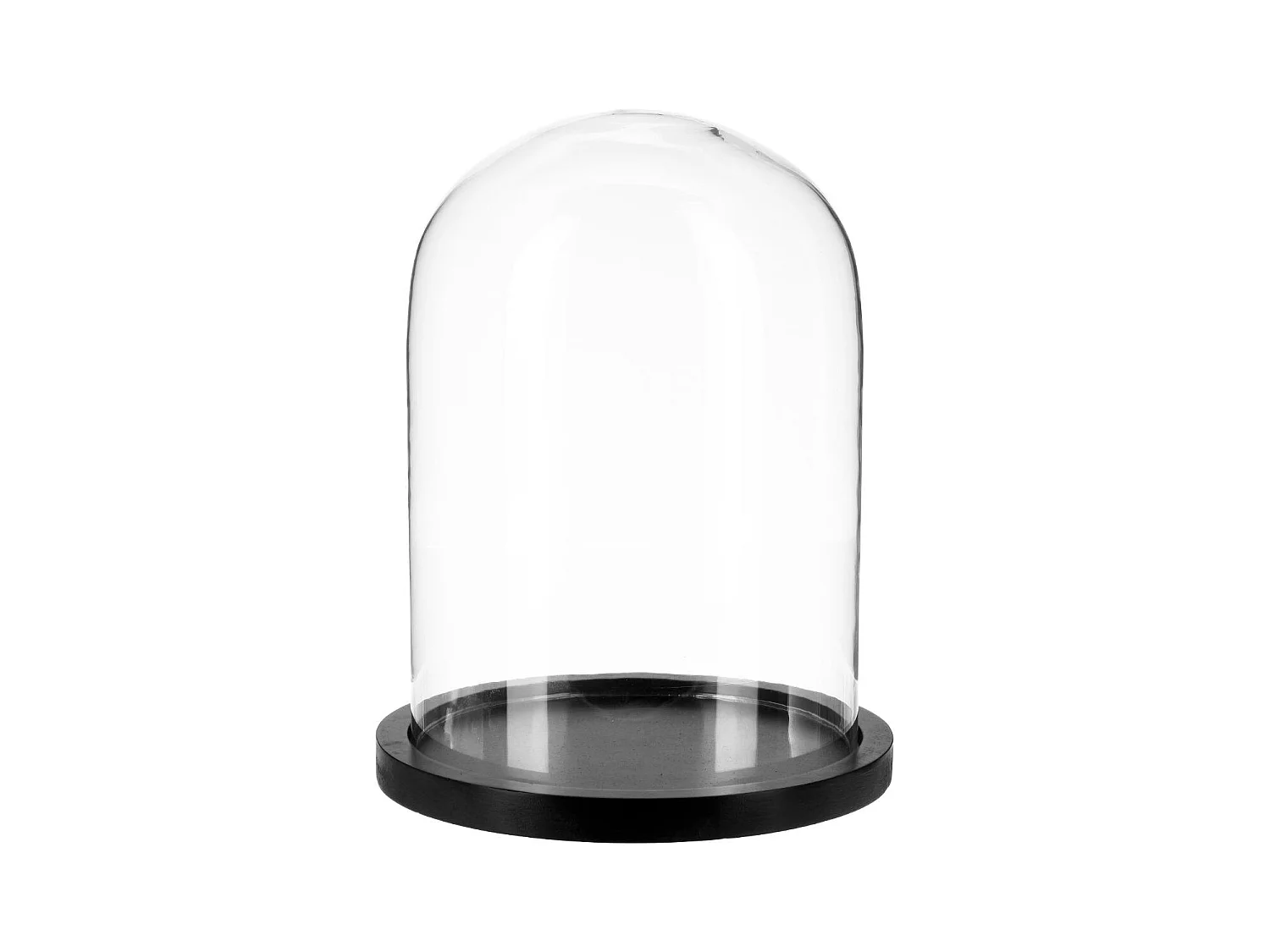 Cloche Décorative en Verre "Shine" 29cm Noir