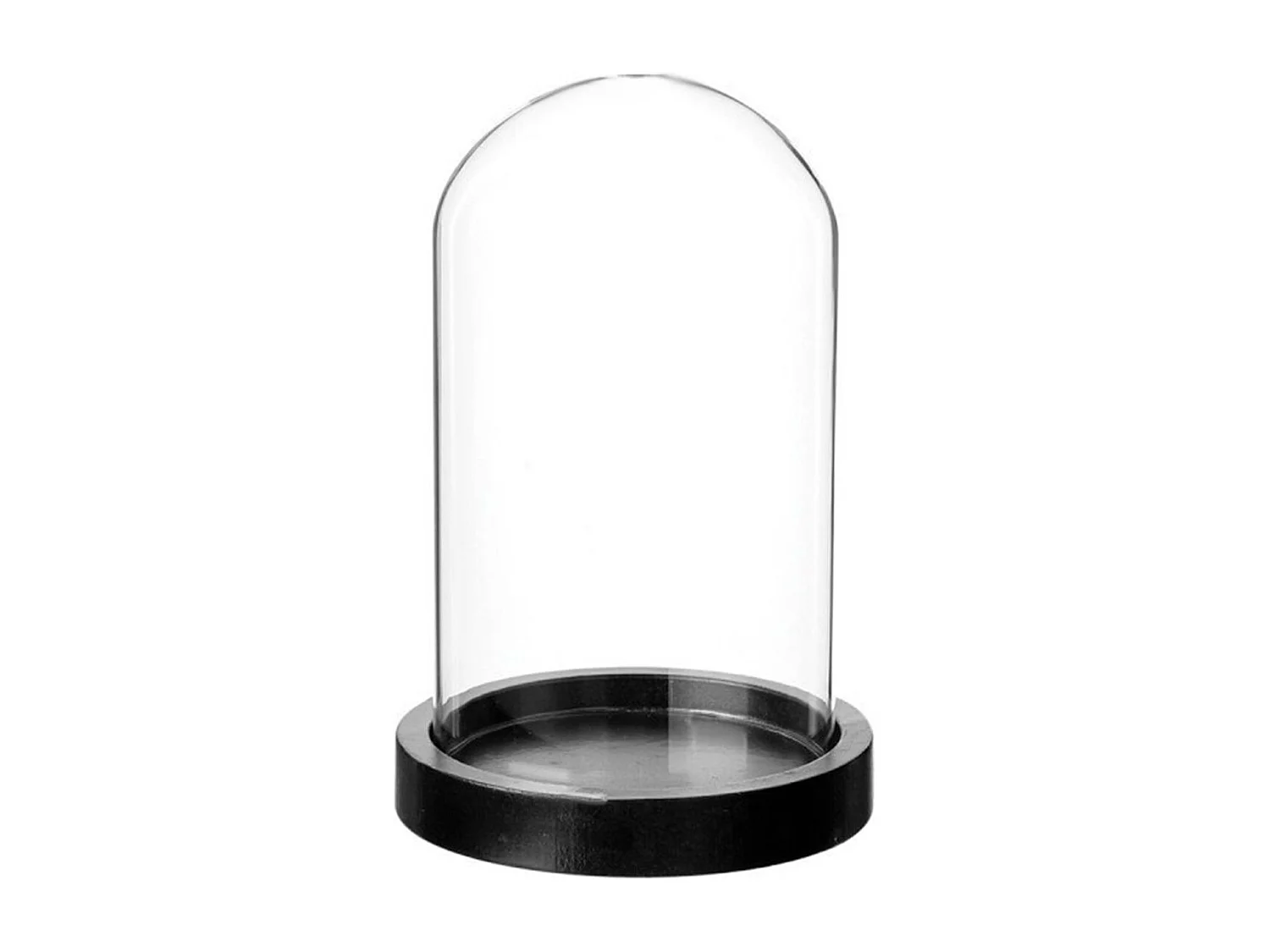 Cloche Décorative en Verre "Shine" 29cm Noir