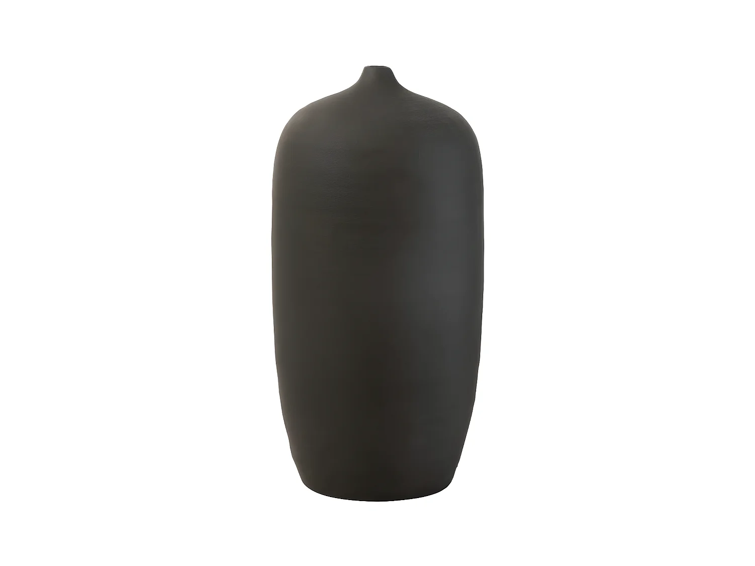 Vase Design en Ciment "Viktor" 58cm Noir