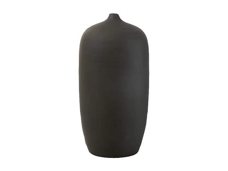 Vase Design en Ciment "Viktor" 58cm Noir