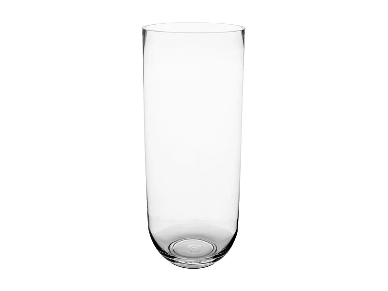 Vase Cylindrique "Bombé" 50cm Transparent