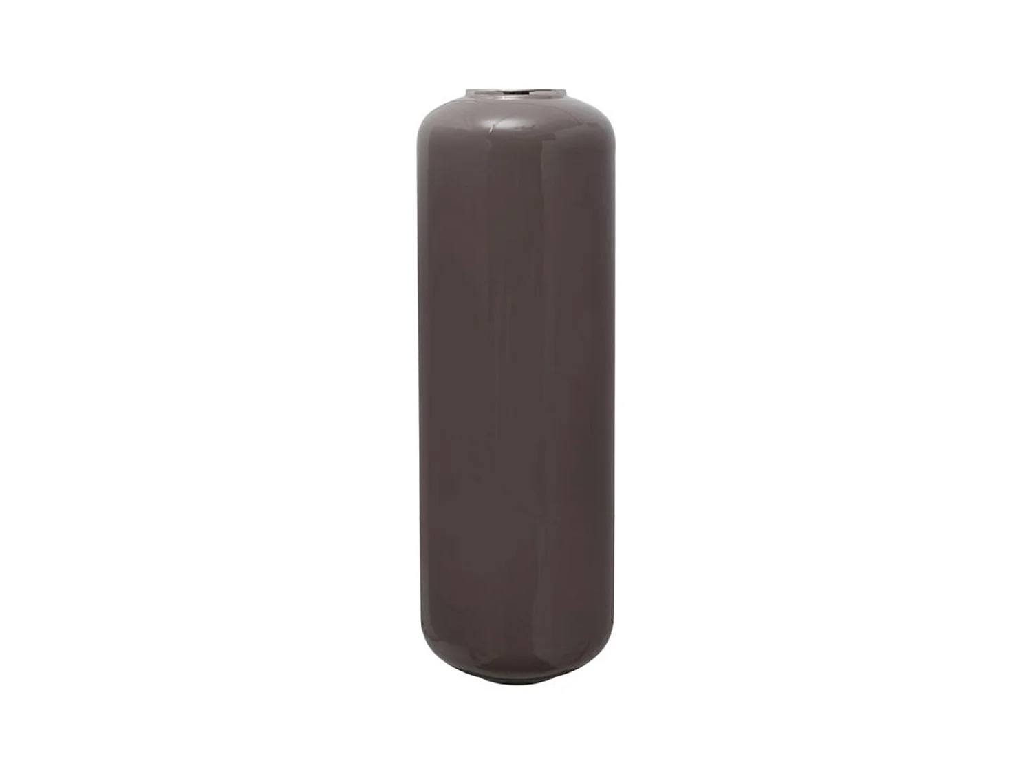 Vase Rond Design "Touna" 91cm Gris & Argent