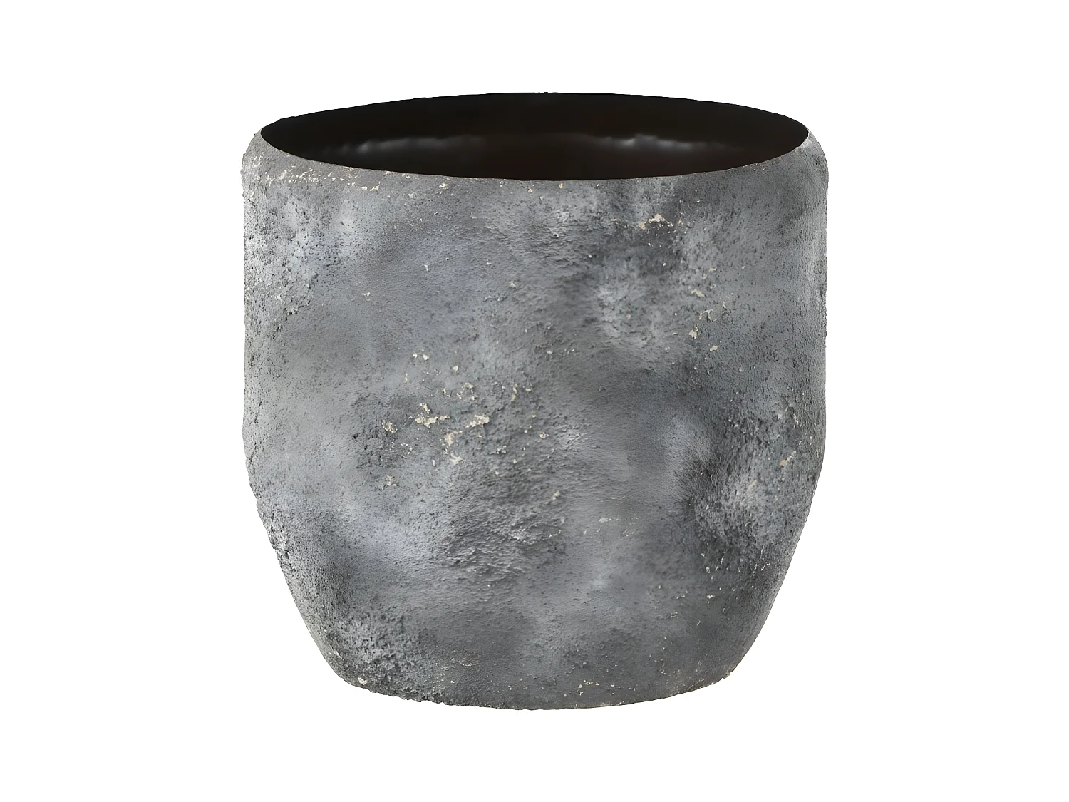 Vase Design en Métal "Effy" 39cm Gris