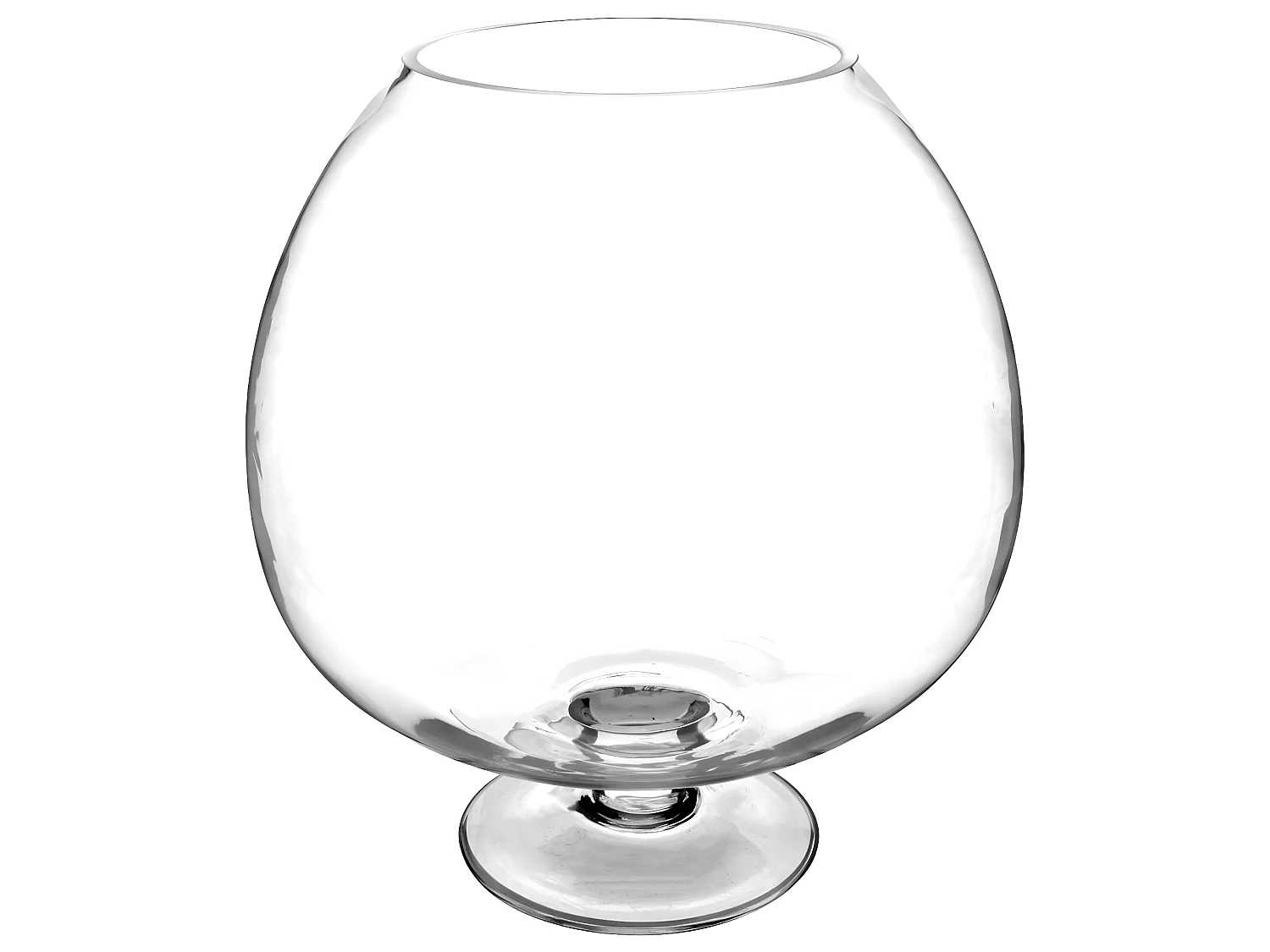 Coupe sur Pied Verre "Colga" 32cm Transparent