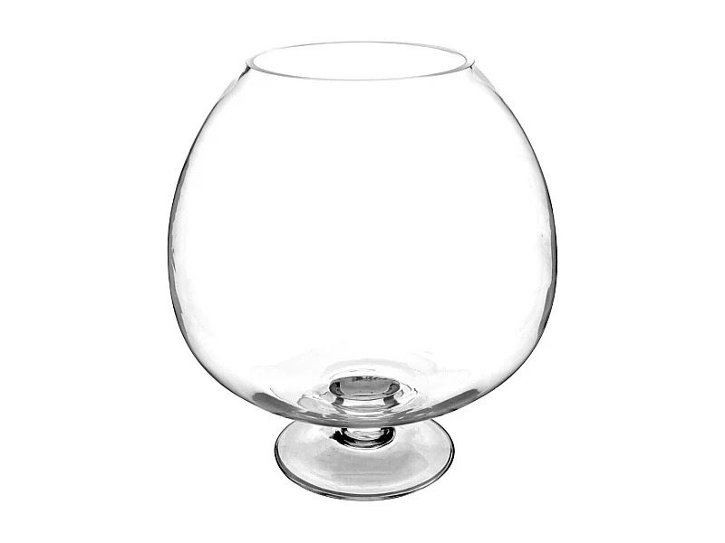 Coupe sur Pied Verre "Colga" 32cm Transparent