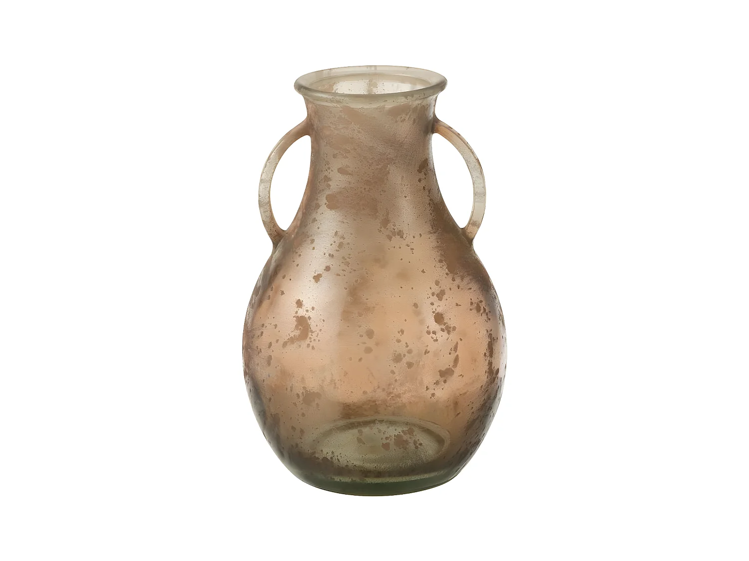 Vase Design en Verre "Puisa" 32cm Marron