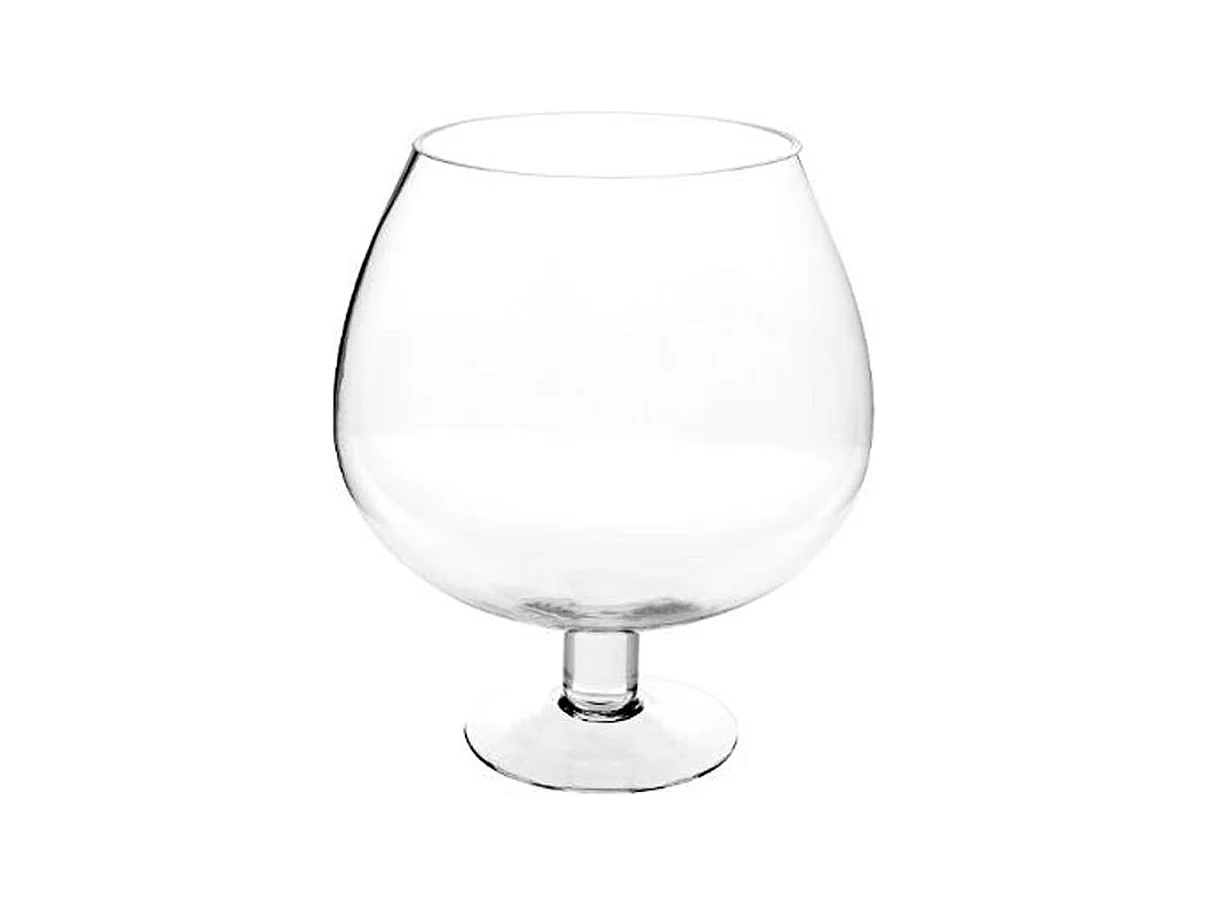 Coupe sur Pied "Cognac" 24cm Transparent