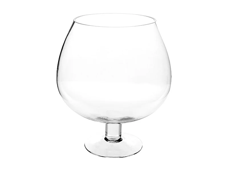 Coupe sur Pied "Cognac" 24cm Transparent
