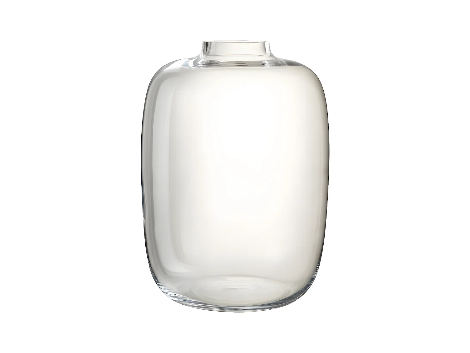 Vase Design en Verre "Cleo" 35cm Transparent