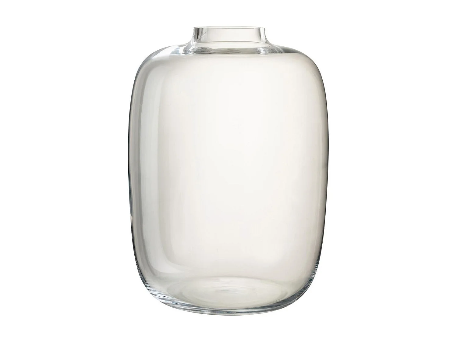 Vase Design en Verre "Cleo" 35cm Transparent