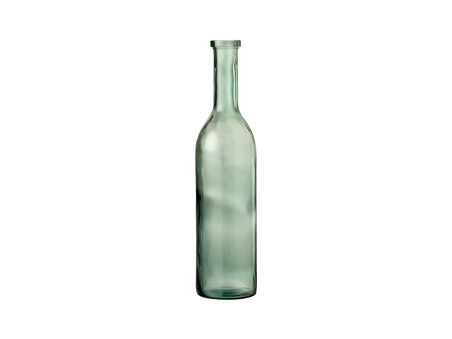 Vase Design en Verre "Carafe" 75cm Vert