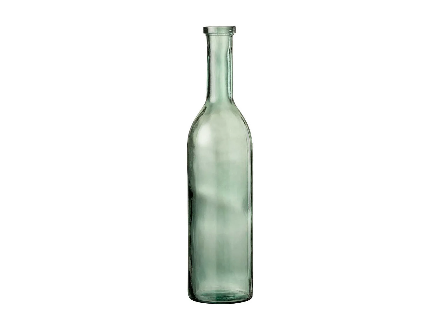 Vase Design en Verre "Carafe" 75cm Vert