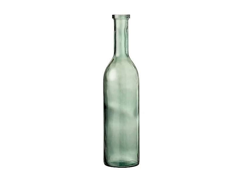 Vase Design en Verre "Carafe" 75cm Vert