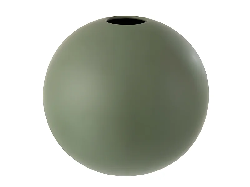 Vase Boule en Grès "Robby" 25cm Vert