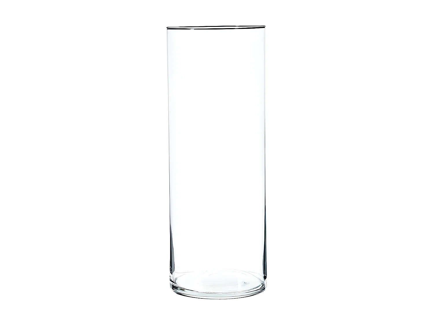 Vase Design "Cylindrique" 39cm Transparent