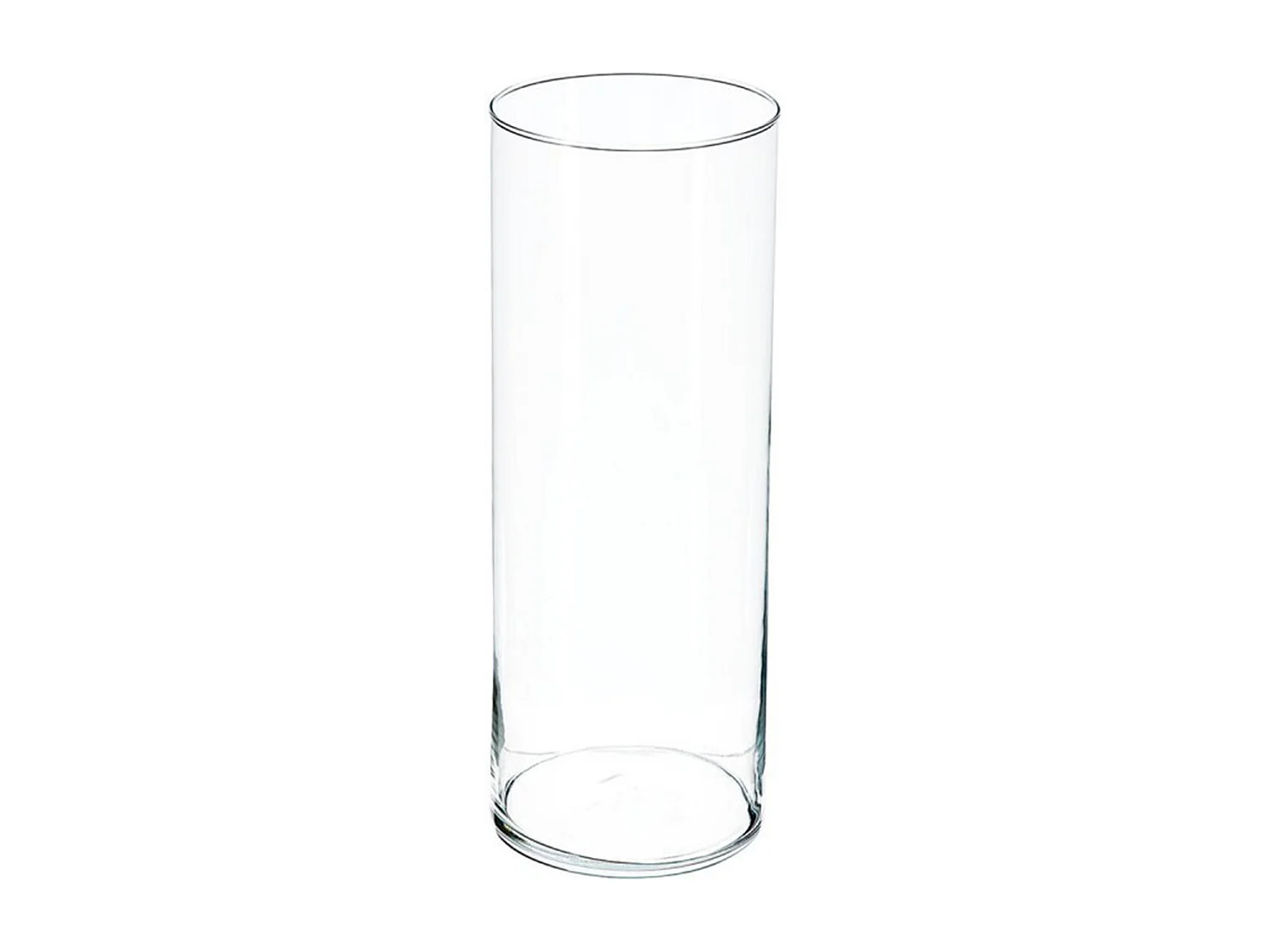 Vase Design "Cylindrique" 39cm Transparent