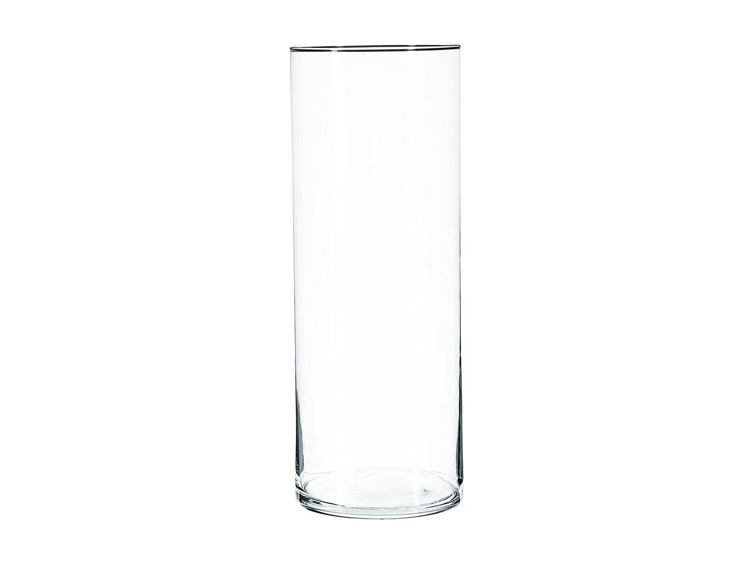 Vase Design "Cylindrique" 39cm Transparent