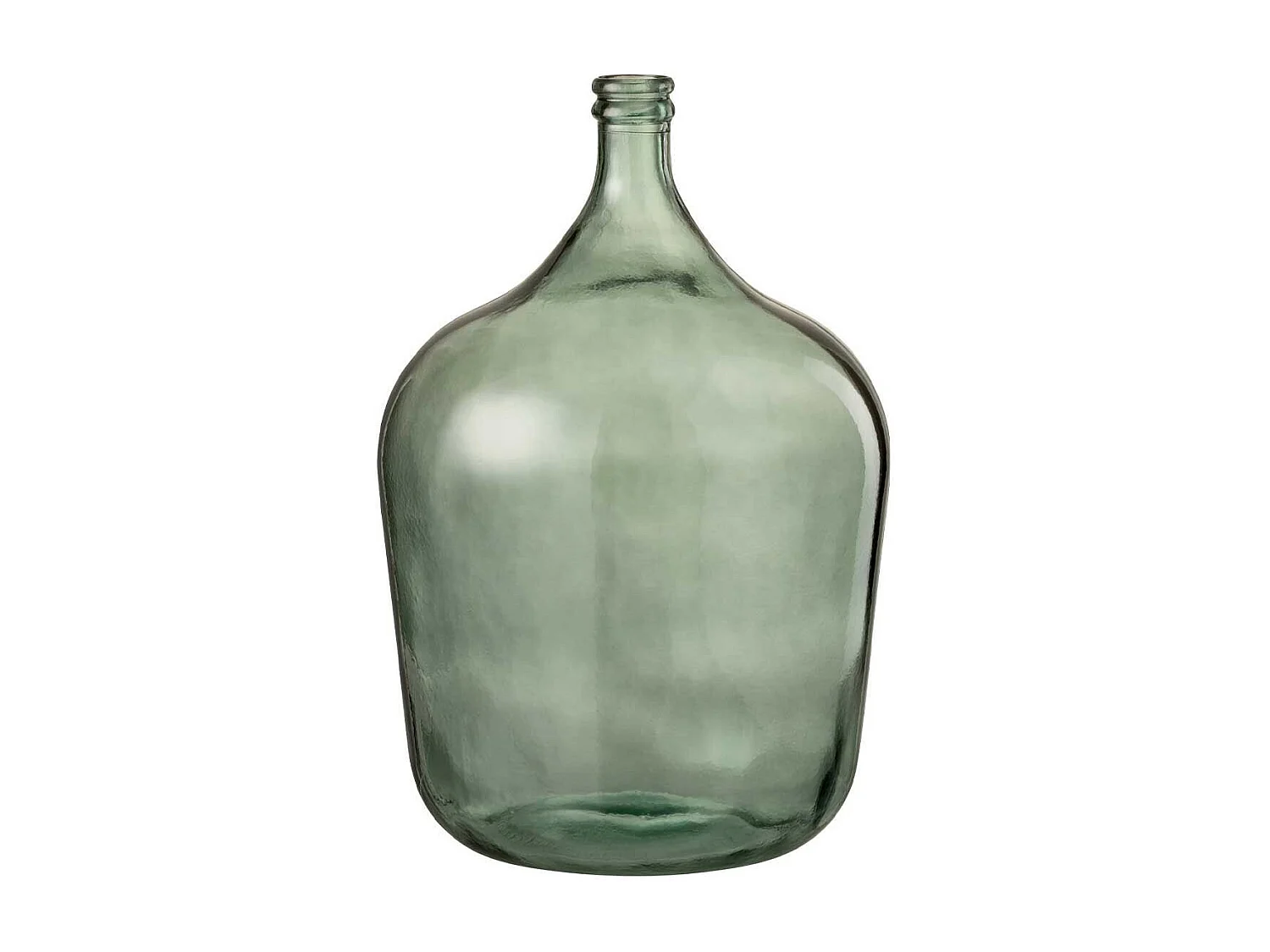 Vase Design en Verre "Carafe" 56cm Vert