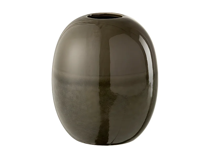 Vase Design en Céramique "Marie" 20cm Vert