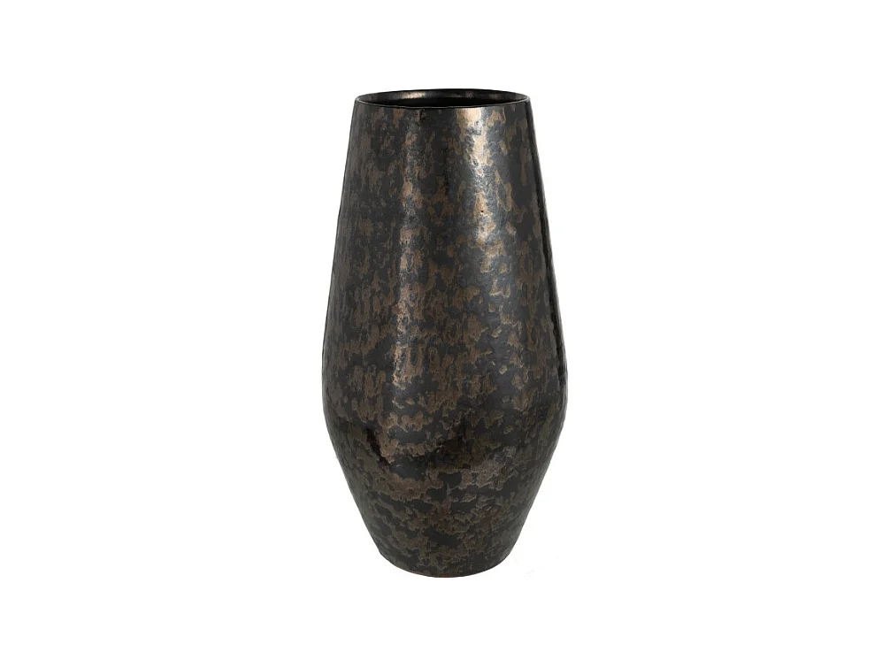 Vase Déco en Céramique "Smokey" 47cm Noir