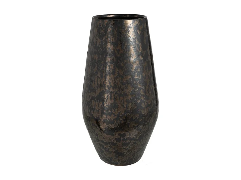Vase Déco en Céramique "Smokey" 47cm Noir
