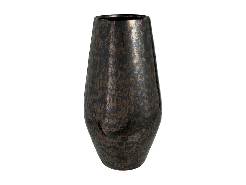 Vaso antico in ceramica nera 24.5x24.5x44 cm