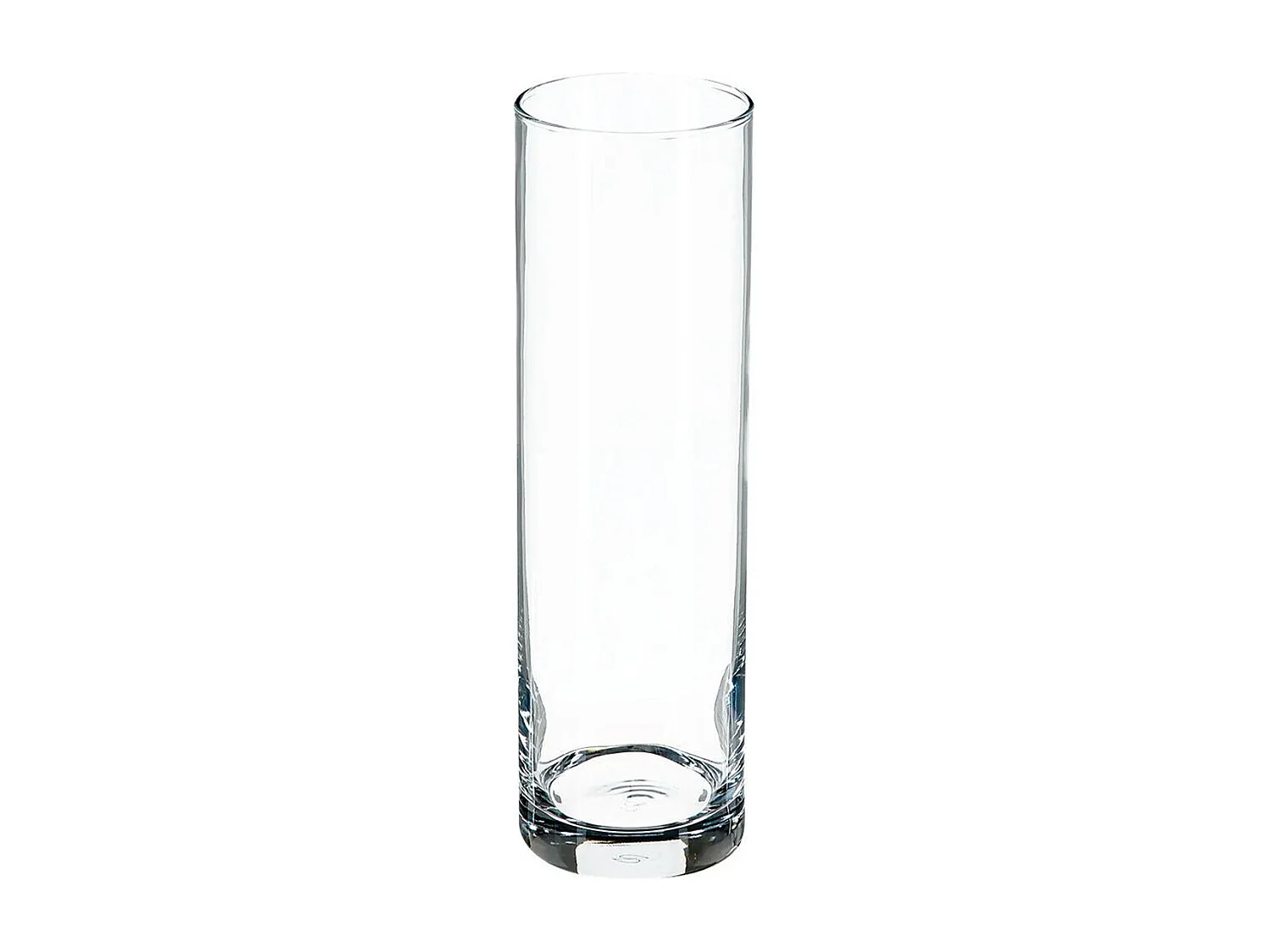 Vase Cylindrique "Flora" 26cm Transparent