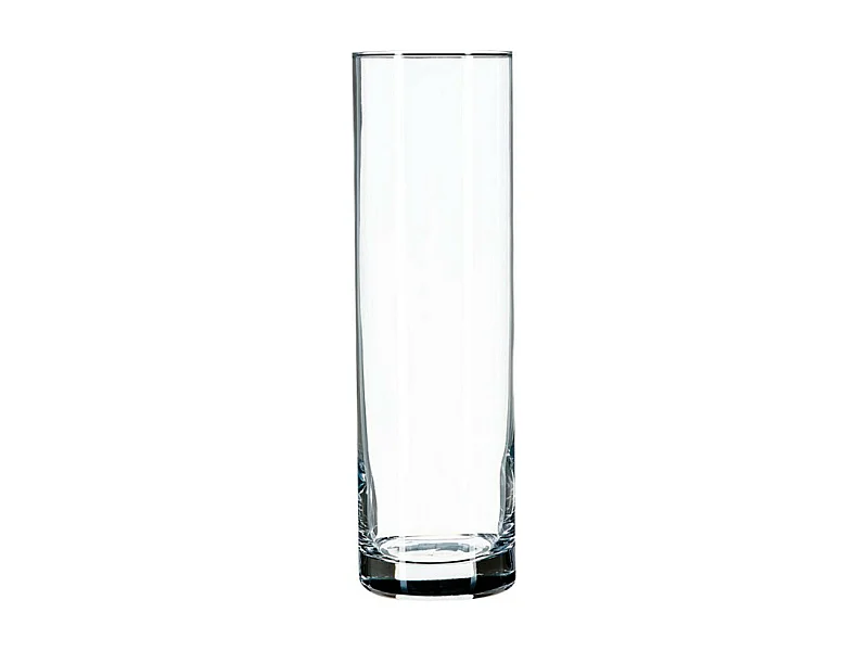 Vase Cylindrique "Flora" 26cm Transparent