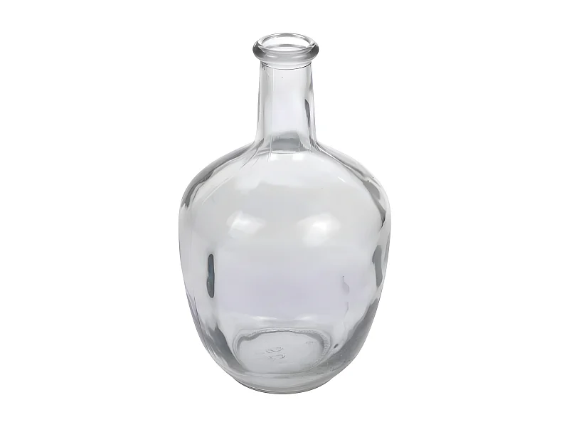 Vase Déco en Verre "Jarre" 30cm Transparent