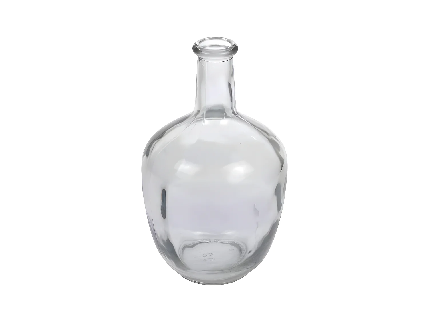 Vase Déco en Verre "Jarre" 30cm Transparent