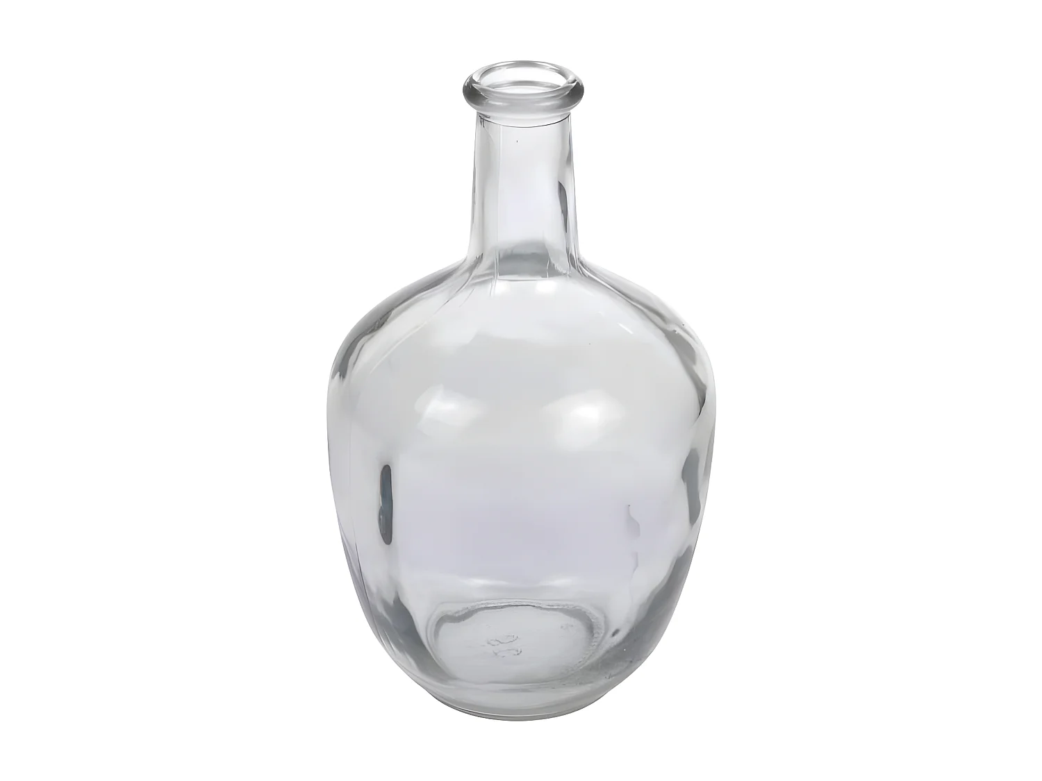 Vase Déco en Verre "Jarre" 30cm Transparent