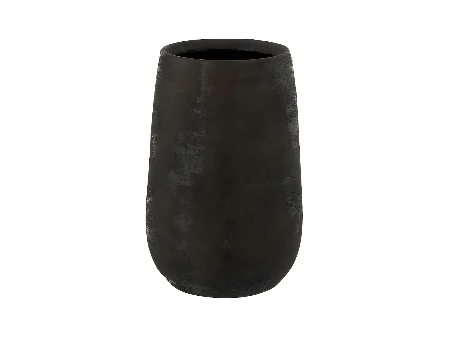 Vase Déco "Irrégulier Rugueux" 31cm Noir