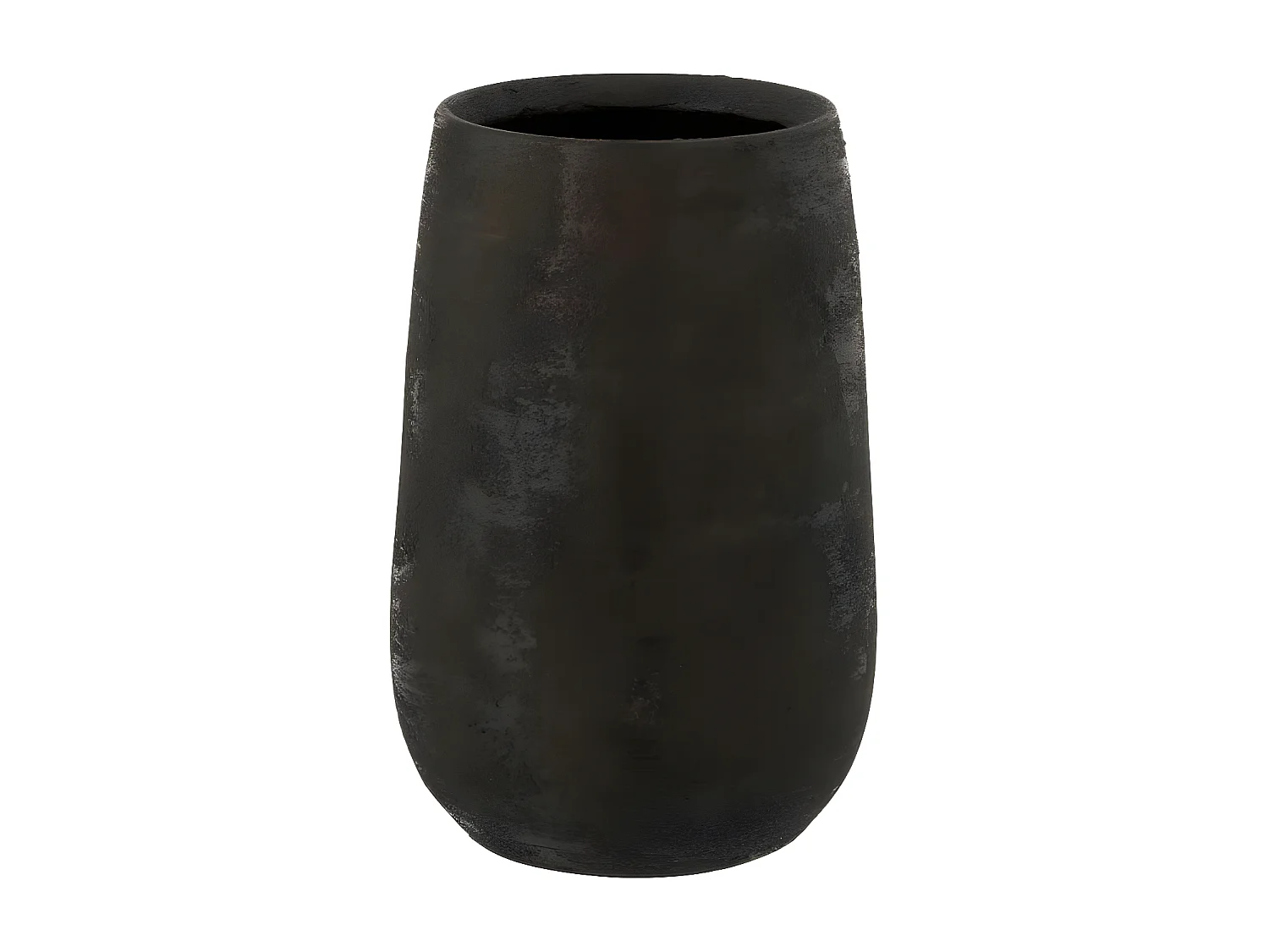 Vase Déco "Irrégulier Rugueux" 31cm Noir