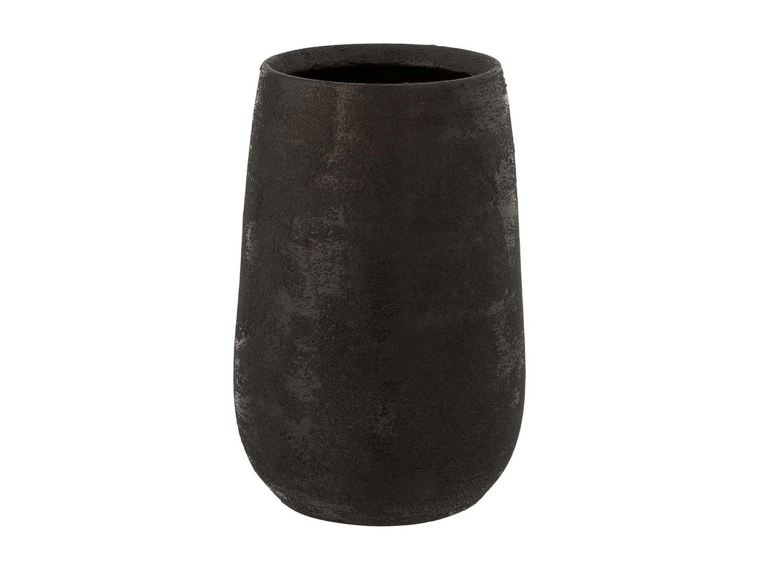 Vase Déco "Irrégulier Rugueux" 31cm Noir