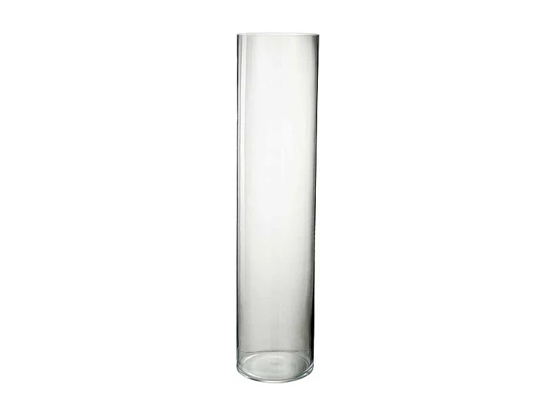 Vase Design en Verre "Buis" 68cm Transparent