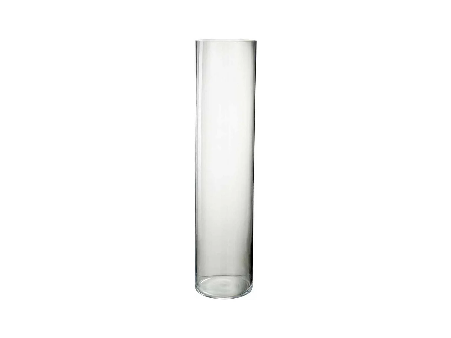 Vase Design en Verre "Buis" 68cm Transparent