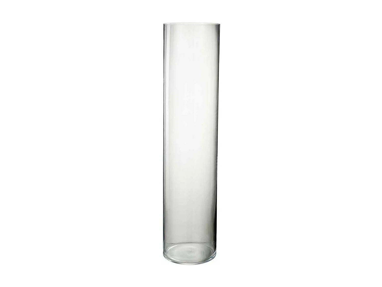 Vase Design en Verre "Buis" 68cm Transparent