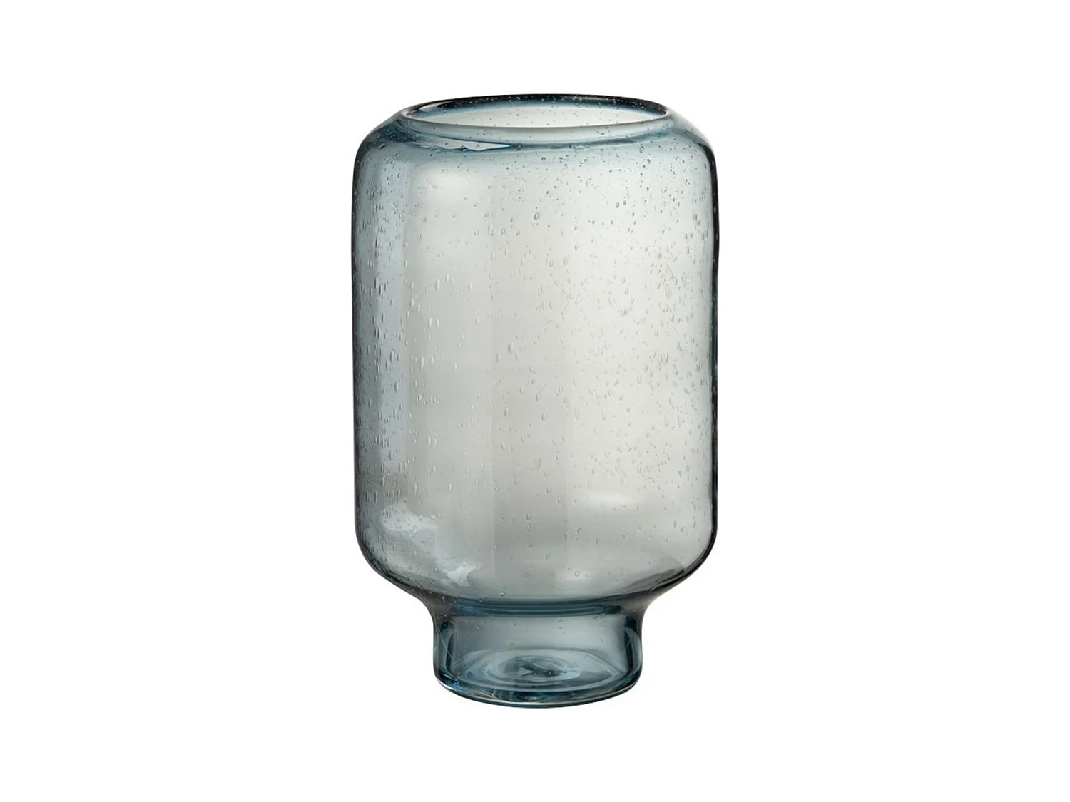 Vase Déco Sur Pied "Nora" 37cm Bleu