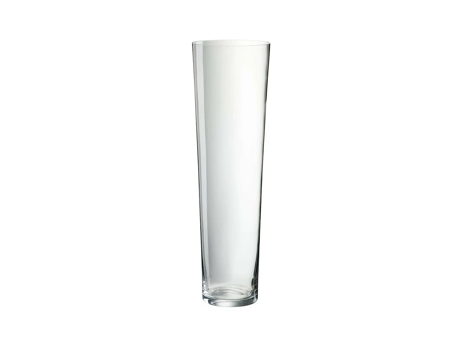 Vase Design en Verre "Extra" 60cm Transparent