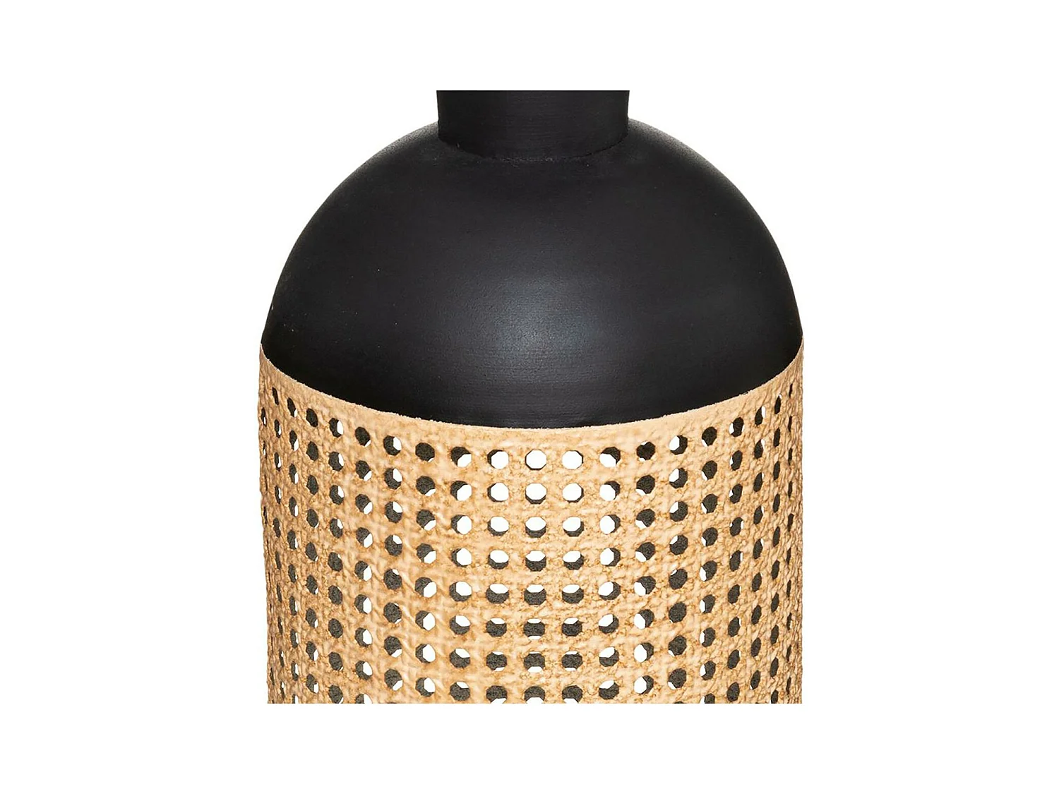 Vase Design Cannage "Arbela" 60cm Noir