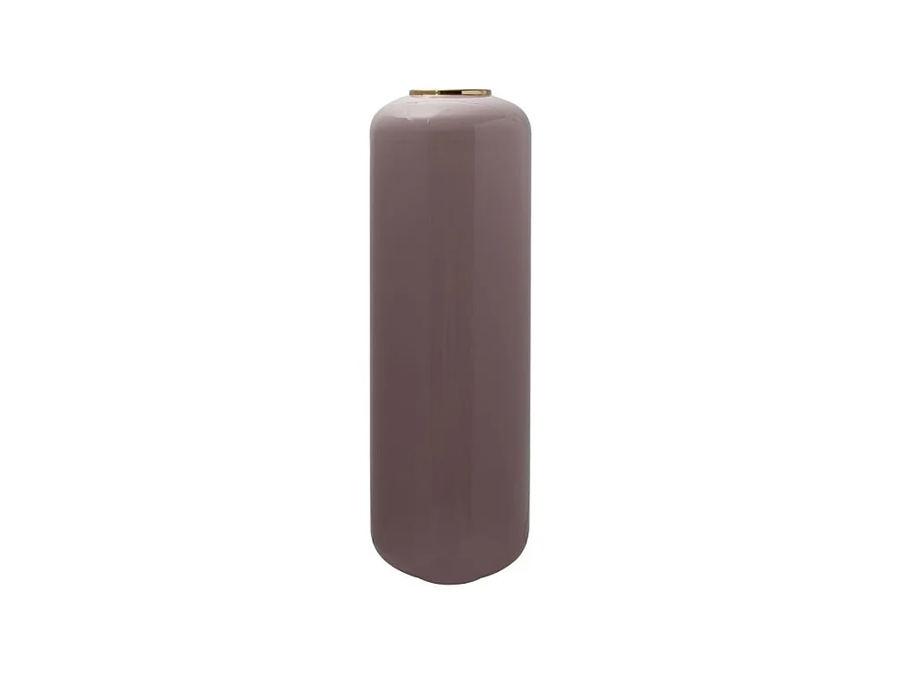 Vase Rond Design "Touna" 91cm Rose & Or
